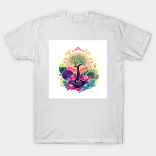 Japanese Art - Money Tree T-Shirt